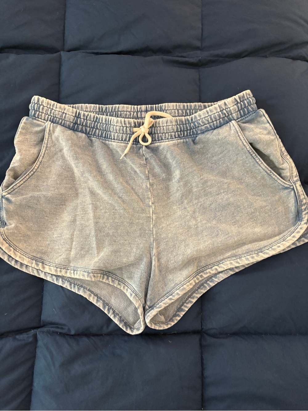 Zsupply knit denim shorts (large)